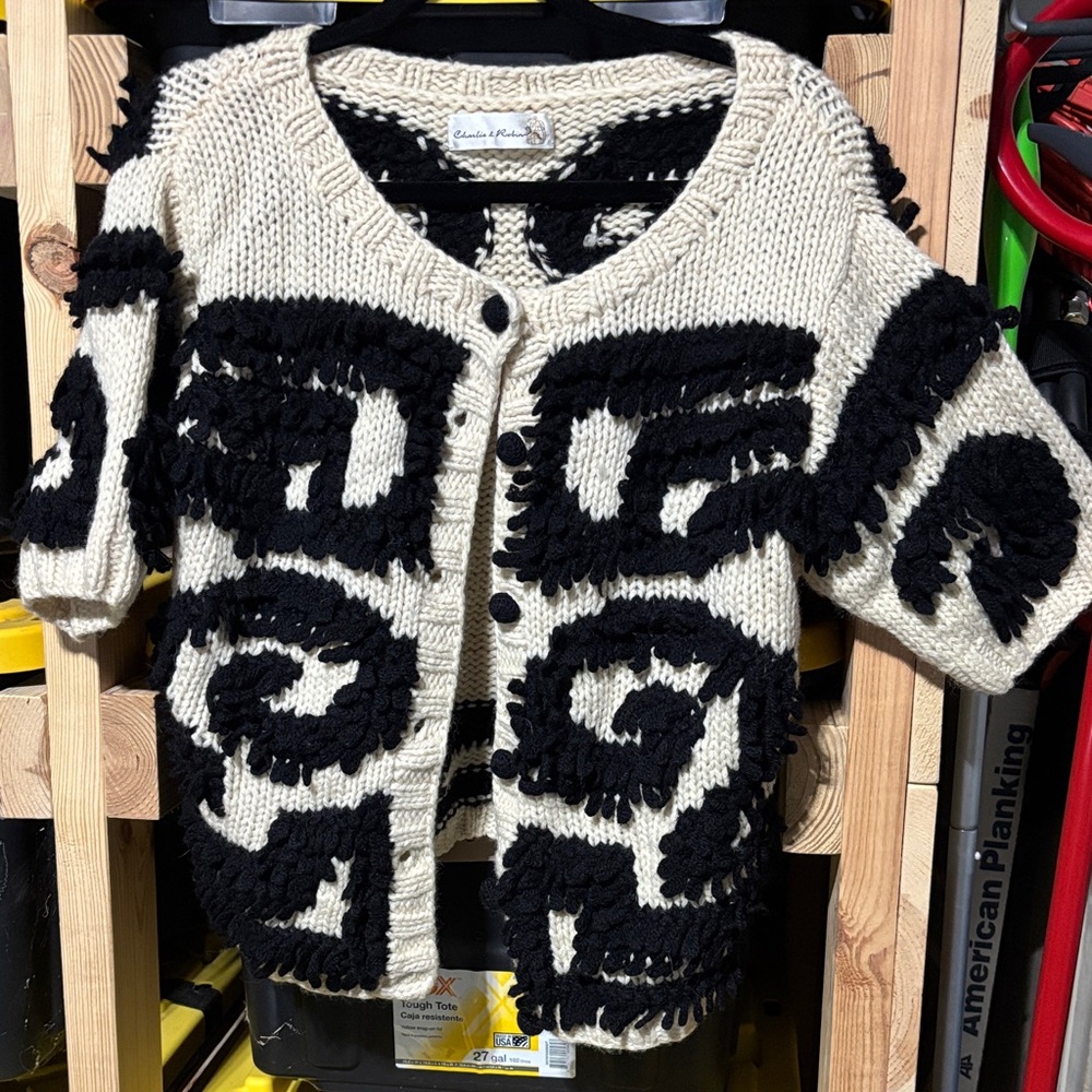 Anthropologie Charlie and Robin 100% wool sweater S